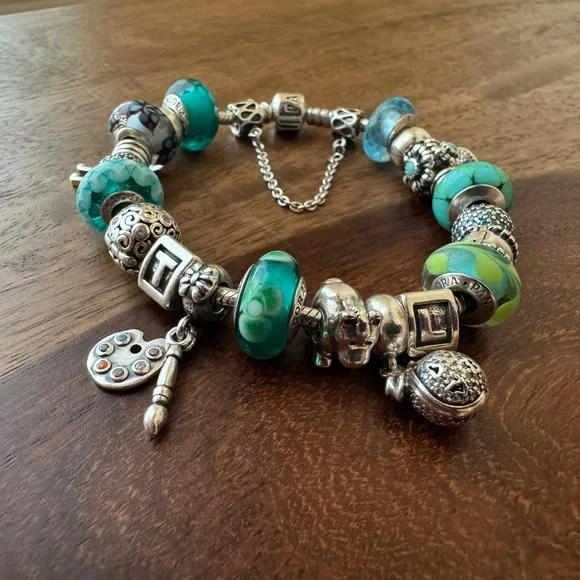 Pandora Jewelry Authentic Pandora Charm Bracelet Poshmark